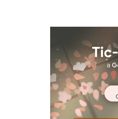 Broken Tic Tac Go screenshot showing only the top-left portion of the page
