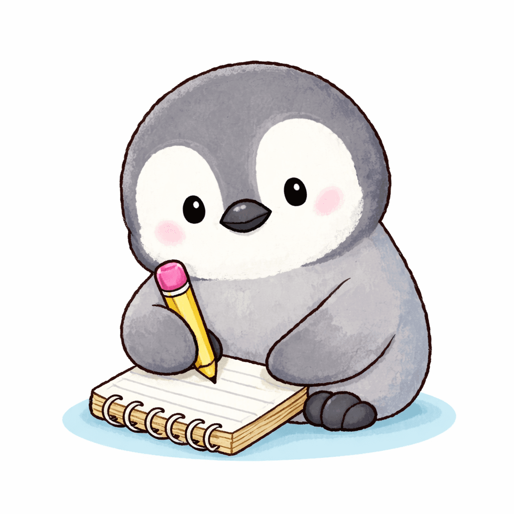 Notes app penguin mark